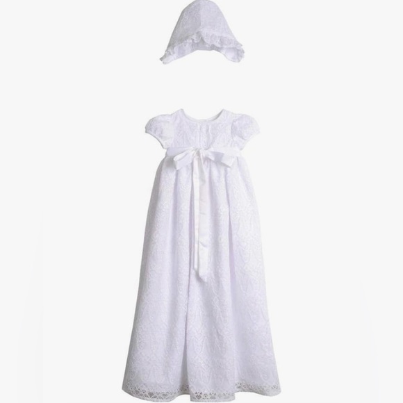 PIPPA & JULIE Baby Girls' Christening Gown Set, - Picture 1 of 8